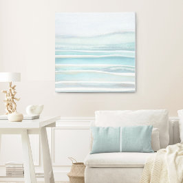 Kanvastrycket Kuststrand Canvastryck