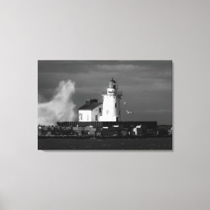 Kanvastrycket Lighthouse Mist Canvastryck