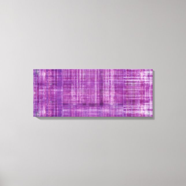 Kanvastrycket lila Art Färg Painting Canvastryck (Framsida)