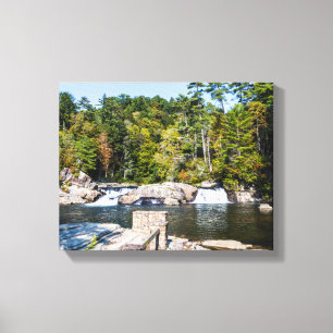 Kanvastrycket Linville Falls Canvastryck