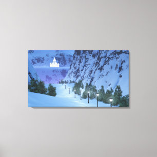 Kanvastrycket Ljusgenomgång Canvastryck