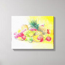 kanvastrycket lycklig fruar canvastryck