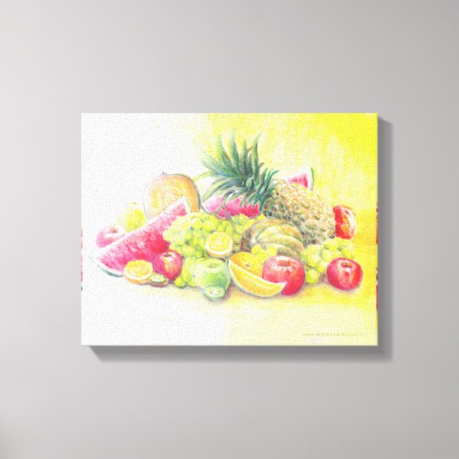 kanvastrycket lycklig fruar canvastryck (Framsida)