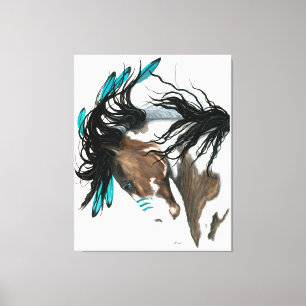 Kanvastrycket Majestic Horse Pinto Paint från Bihr Canvastryck
