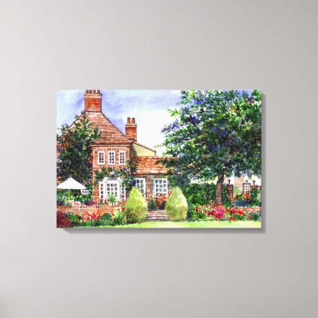 Kanvastrycket Manor House Wall Art Art Canvastryck (Framsida)