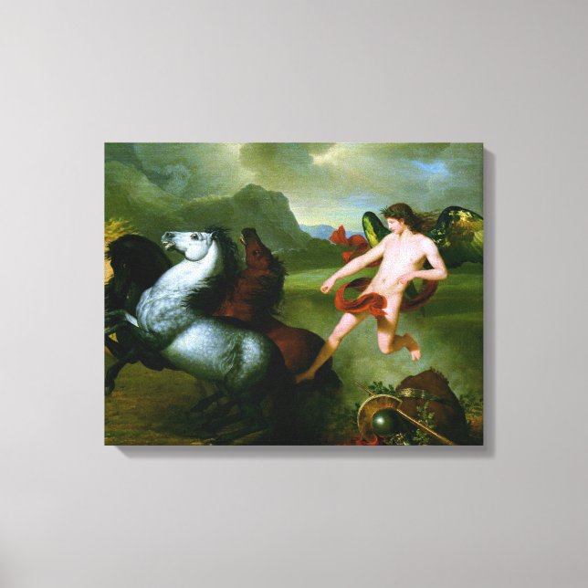 Kanvastrycket Mars Fine Art Horses Canvastryck (Framsida)