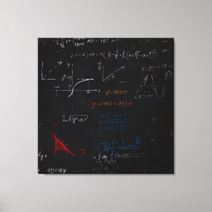 Kanvastrycket Matematisk fördröjning Canvastryck
