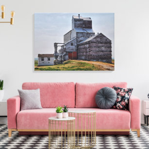 Kanvastrycket McCord Grain Elevator Stretch Canvastryck