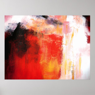 Kanvastrycket Modern Abstrakt Art Gloss Poster