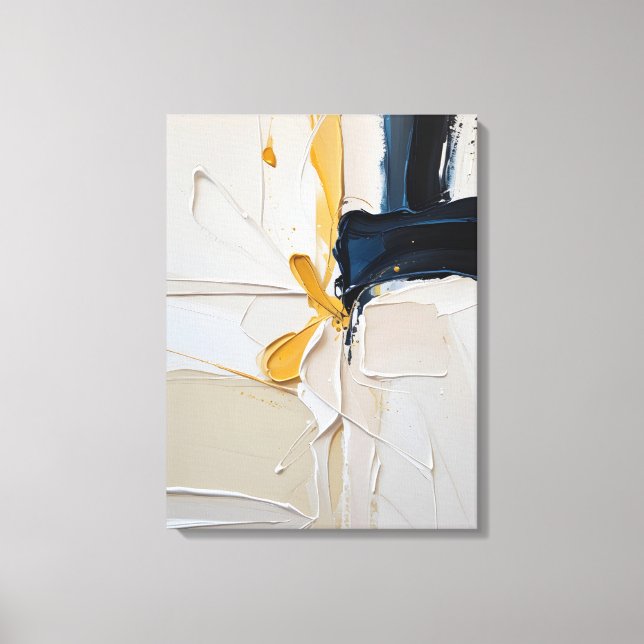 Kanvastrycket Modern Abstrakt Painting Canvastryck (Framsida)