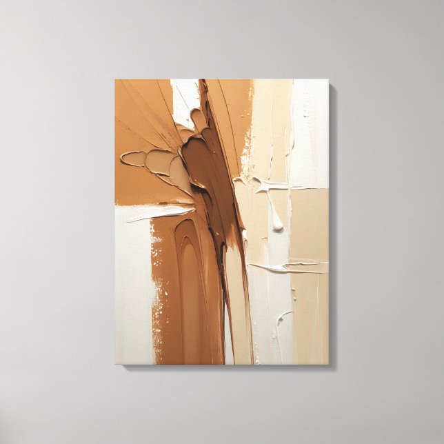Kanvastrycket Modern Abstrakt Painting Canvastryck (Framsida)