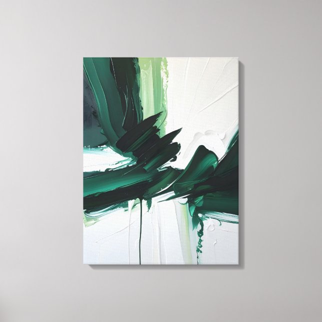 Kanvastrycket Modern Abstrakt Painting Canvastryck (Framsida)