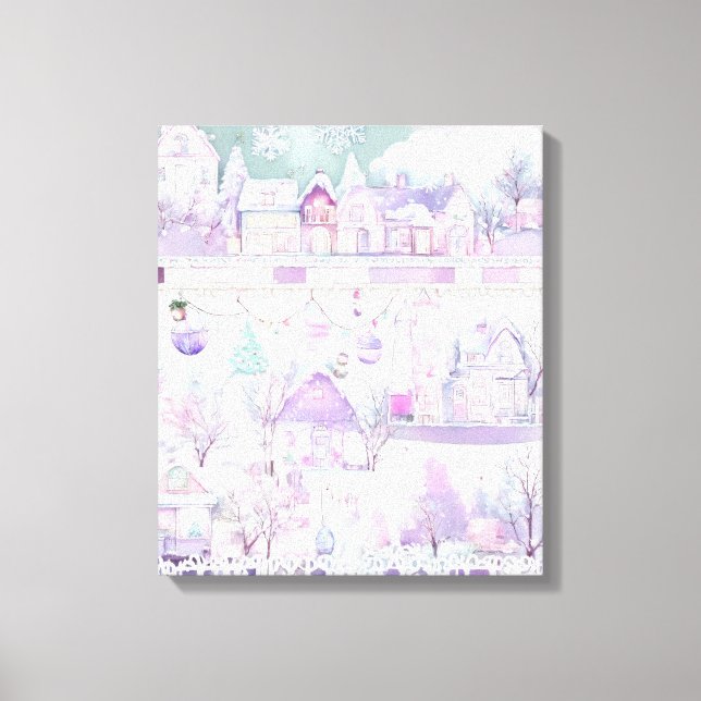 Kanvastrycket Modern Colorful Wrapped Art Canvastryck (Framsida)