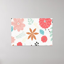 Kanvastrycket Mönster i bakgrunden