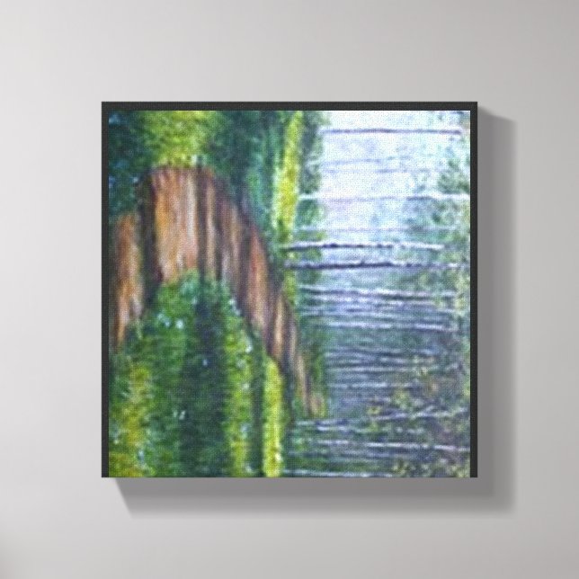 kanvastrycket "MORNING WALK" Canvastryck (Framsida)