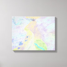 Kanvastrycket Mountain Light