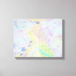 Kanvastrycket Mountain Light Canvastryck