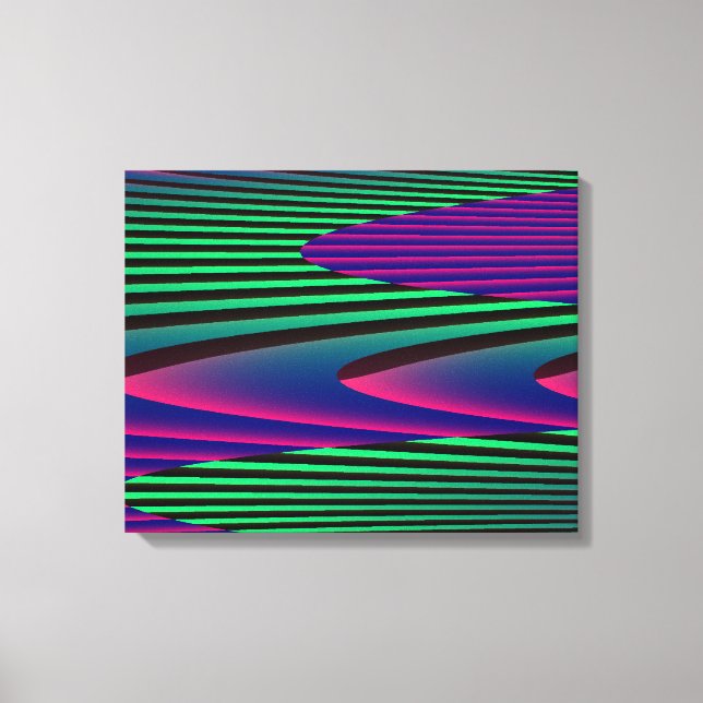 Kanvastrycket Neon Seas Canvastryck (Framsida)