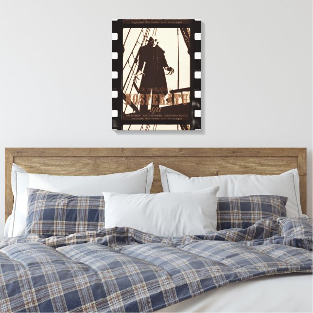 Kanvastrycket Nosferatu Filmremsa Canvastryck (Insitu (sovrum))