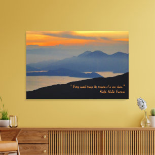 Kanvastrycket Oriental Evening Mist Stretch Canvastryck