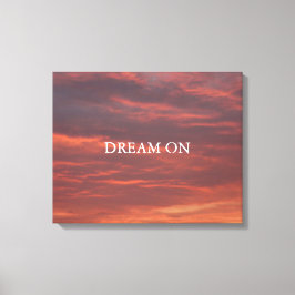 Kanvastrycket på morgonen i tidigt canvastryck