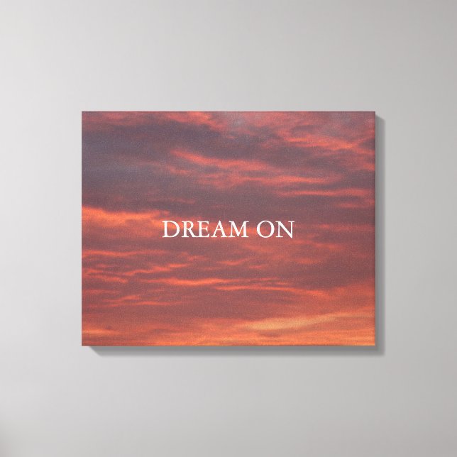 Kanvastrycket på morgonen i tidigt canvastryck (Framsida)