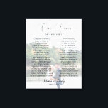 Kanvastrycket personlig Photo Bröllop & Vows Canvastryck<br><div class="desc">Modern Personlig och elegant är Kanvastrycket Foto Bröllop & Vows som kan anpassas med din text. Klicka på knappen "Anpassa" och använda verktyg som är utformat för att ändra mallen. Kolla in Graphic Art Design-arkivet för andra produkter som matchar den här designen!</div>