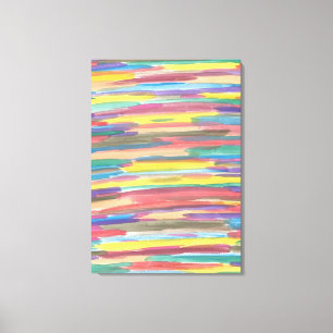 Kanvastrycket Rainbow Spectrum Art Abstrakt Canvastryck