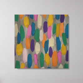 Kanvastrycket Rainy Day Brushstrokes Abstrakt Art Canvastryck