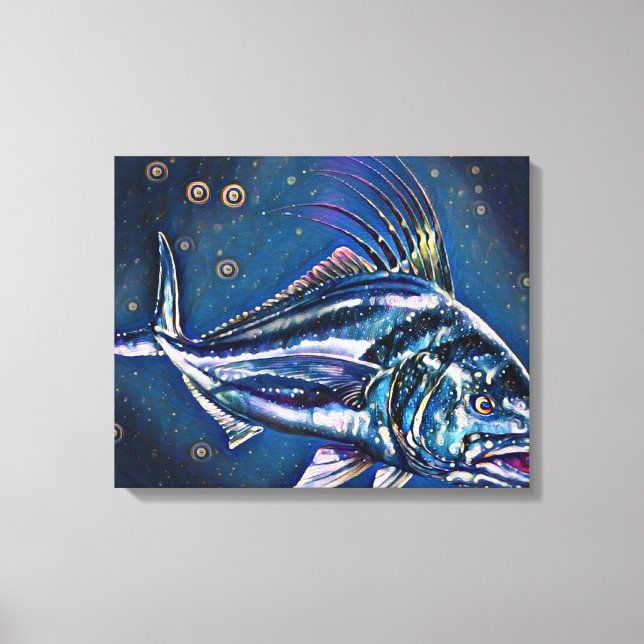 Kanvastrycket Roosterfish, Baja California Canvastryck (Framsida)