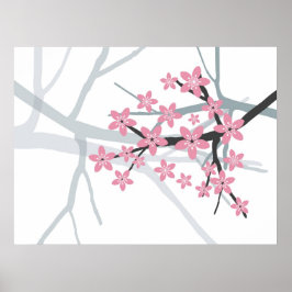 Kanvastrycket Sakura Gren Original Poster
