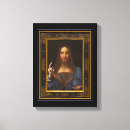 Kanvastrycket Salvator Mundi 1500 Leonardo da Vinc Canvastryck