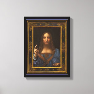 Kanvastrycket Salvator Mundi 1500 Leonardo da Vinc Canvastryck