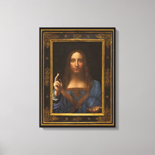 Kanvastrycket Salvator Mundi 1500 Leonardo da Vinc Canvastryck