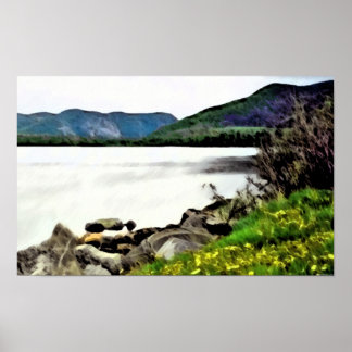 Kanvastrycket Scenia Newfoundland Poster