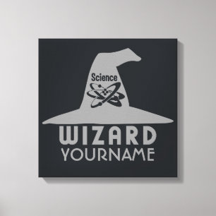 Kanvastrycket Science Wizard anpassningsbar Canvastryck