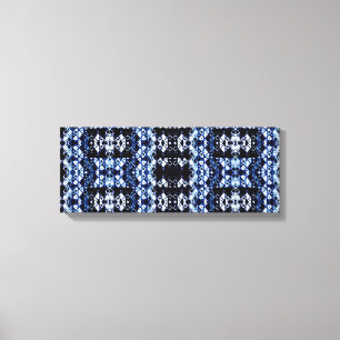 Kanvastrycket Shibori Inspired Abstrakt Art Canvastryck