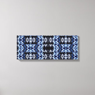 Kanvastrycket Shibori Inspired Abstrakt Art Canvastryck