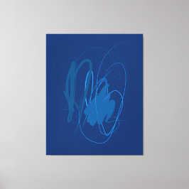 Kanvastrycket Stretcherat på flytta-rad Canvastryck