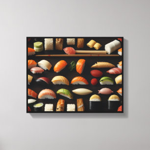 kanvastrycket "Sushi Dreams" Canvastryck
