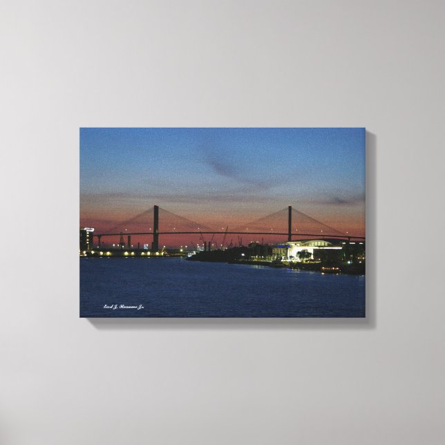 Kanvastrycket Talmadge Bridge Canvastryck (Framsida)