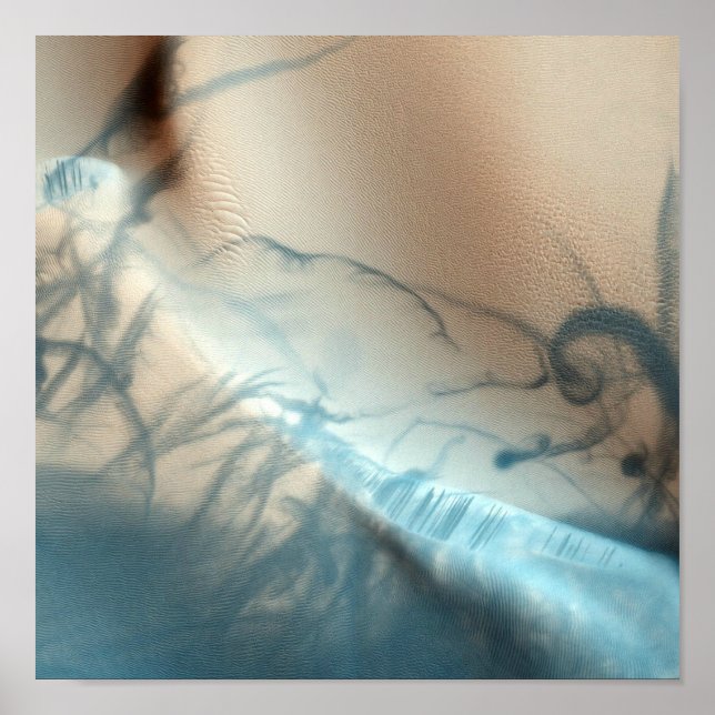 Kanvastrycket Tattooed Mars Poster (Framsidan)