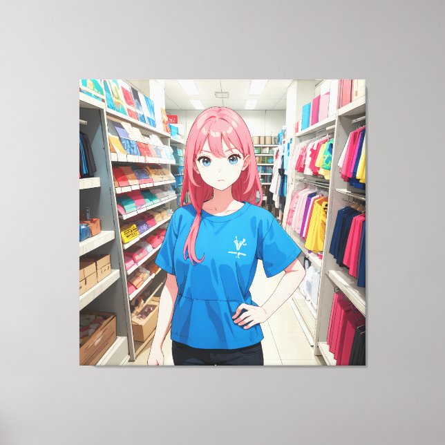 Kanvastrycket Tecken Canvastryck (Framsida)