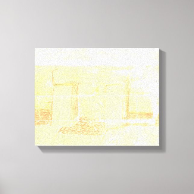 Kanvastrycket Temple efter dag Canvastryck (Framsida)