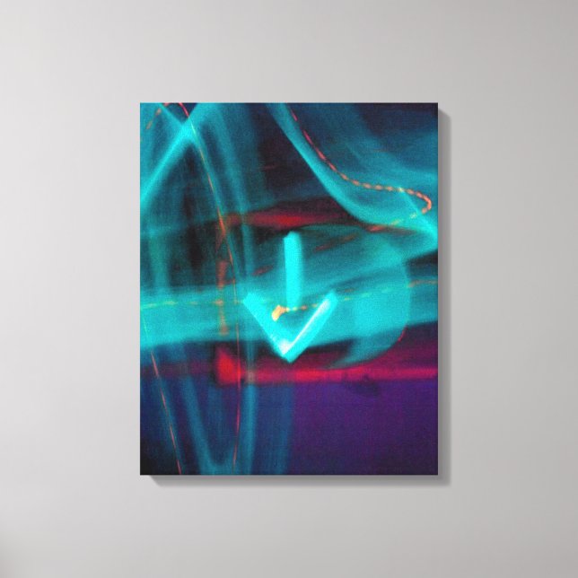 Kanvastrycket Traffic Arrow Fine Art Canvastryck (Framsida)