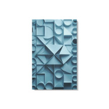 Kanvastrycket Tranquil Geometry Abstrakt