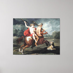 Kanvastrycket "Utbildning av Achilles Fine Art" Canvastryck
