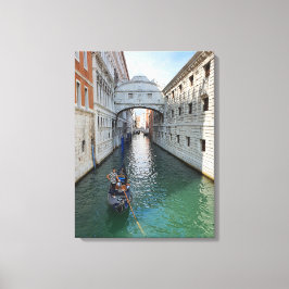 Kanvastrycket Venedig Bridge of Sighs view Canvastryck