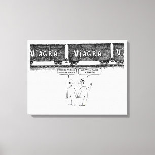 Kanvastrycket "VIAGRA" fungerar Canvastryck
