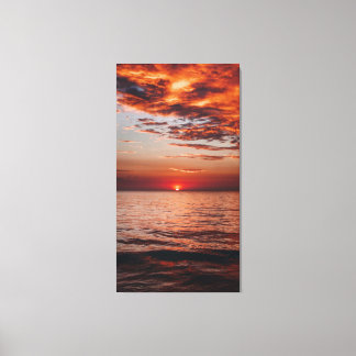 Kanvastrycket Zazzle himlar sol Canvastryck